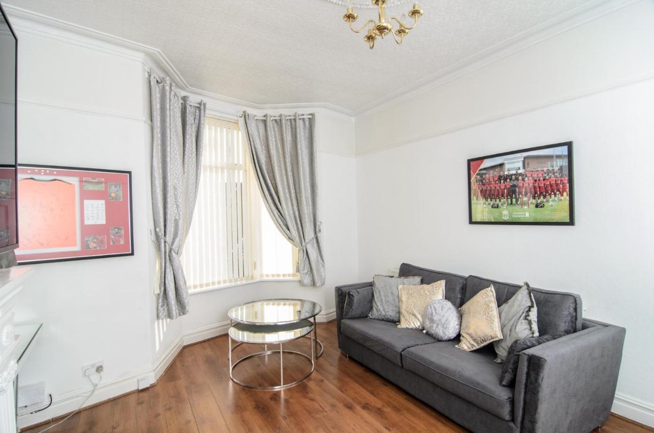 Riverpool - Elegant House 1 Minute Walk To Anfield Stadium Villa ลิเวอร์พูล ภายนอก รูปภาพ