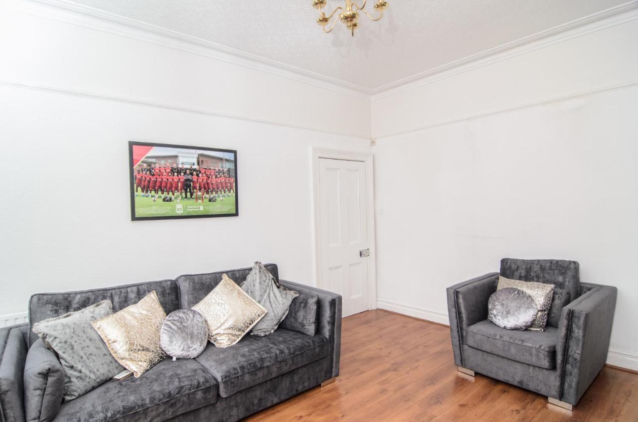 Riverpool - Elegant House 1 Minute Walk To Anfield Stadium Villa ลิเวอร์พูล ภายนอก รูปภาพ